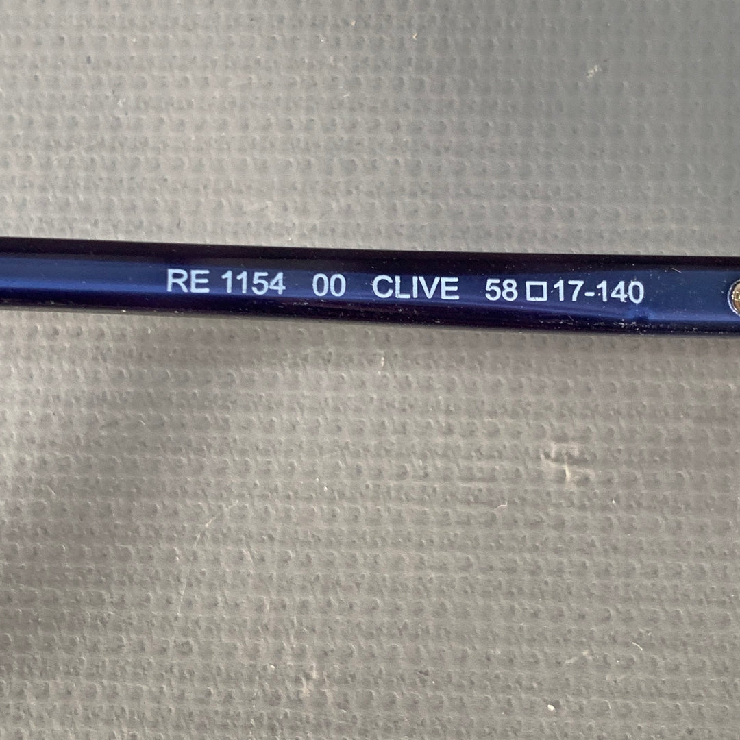 REVO Clive Blue Gunmetal Acetate Metal Navigator Polarized Sunglasses