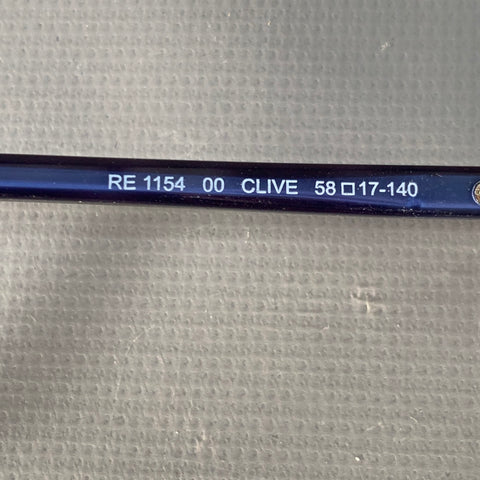 REVO Clive Blue Gunmetal Acetate Metal Navigator Polarized Sunglasses