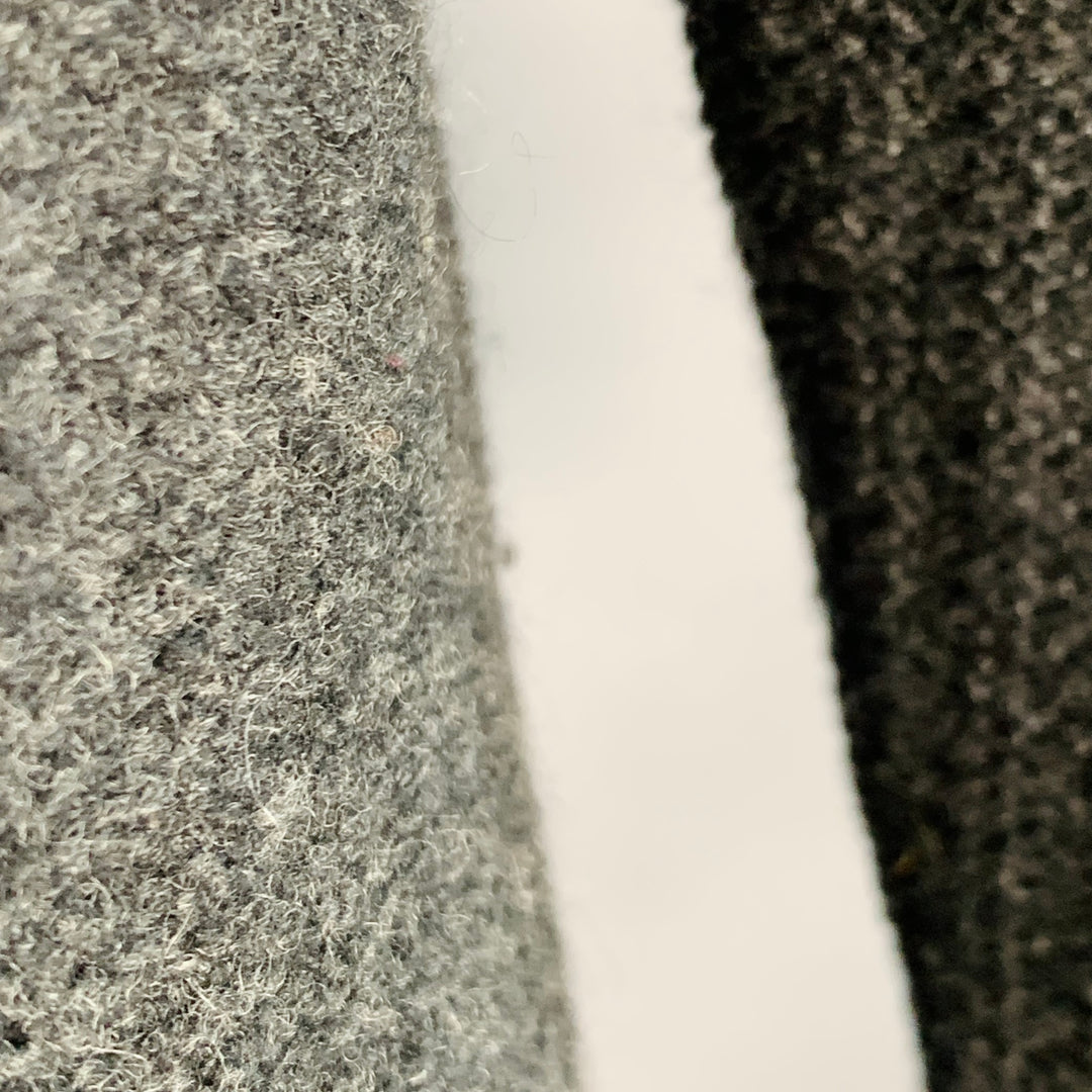 EVAM EVA Size S Grey Charcoal Wool Camel Sweater Above Knee Dress
