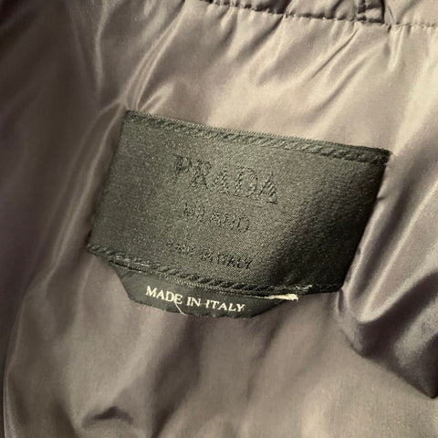 PRADA Size S Grey Dark Grey Nylon Jacket