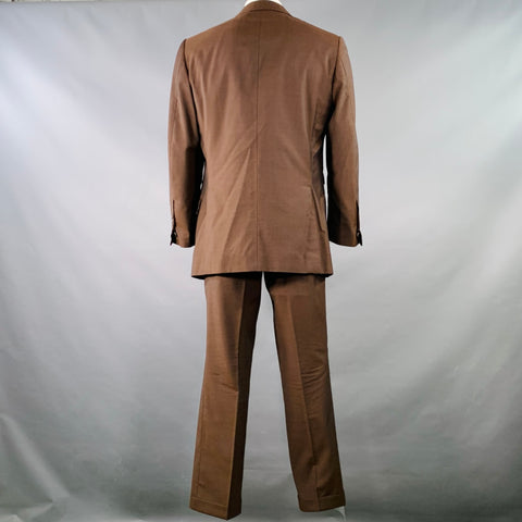 ASTOR & BLACK Size 46 Brown Single Breasted Notch Lapel Suit