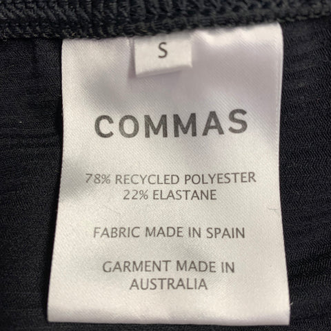 COMMAS Size S Black Polyester Blend Drawstring Speedo