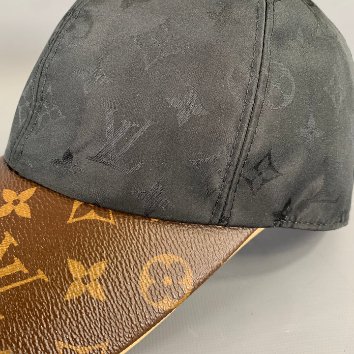 LOUIS VUITTON M76528 Logo Lambskin Silk Blend Hat