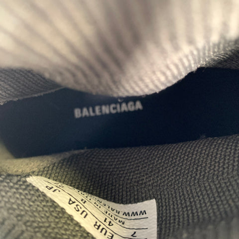 BALENCIAGA Size 8 Olive Speed Sneaker Pull On