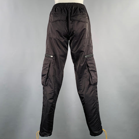 Pantalon cargo décontracté RHUDE taille XS en polyester noir