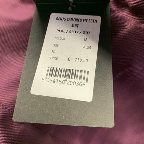 PAUL SMITH Size 44 Purple Wool Mohair Sport Coat