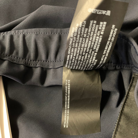 THEORY Size 30 Navy Solid Polyamide Elastane Pintuck Casual Pants