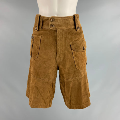 POLO de RALPH LAUREN Talla 6 Pantalones cortos cargo de ante marrón