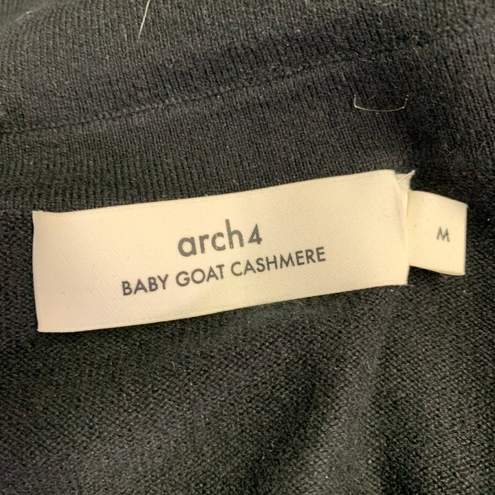 ARCH 4 Size M Black Baby Goat Cashmere V-Neck Pullover