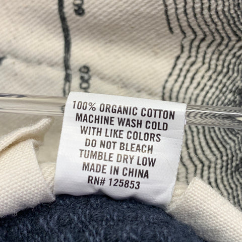 TAYLOR STITCH Size S Apres Navy Sashiko Slub Organic Cotton Drawstring Casual Pants