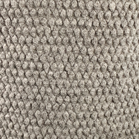 GRP Size M Grey Bubble Knit Alpaca Merino Wool Shawl Collar Sweater