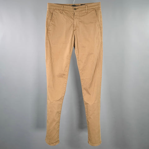 ADRIANO GOLDSCHMIED Size 29 Brown Cotton Blend Casual Pants