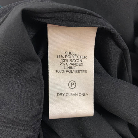 MISHA NONOO Taille 2 Robe à manches longues en mélange de polyester vert foncé