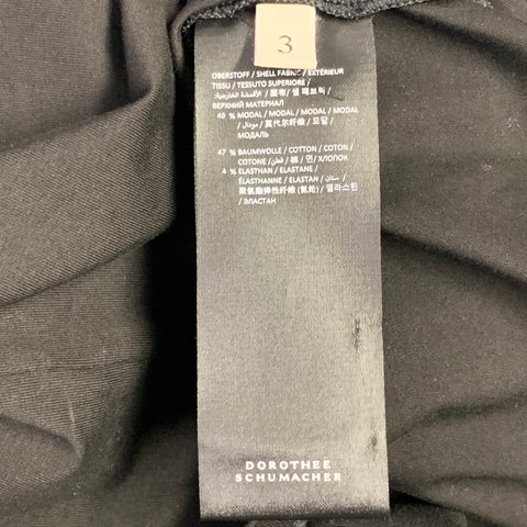 DOROTHEE SCHUMACHER Size M Grey Silver Polyester Sequined Long Sleeve Dress