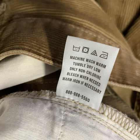 BUCK MASON Size 32 Camel Cotton Straight leg Casual Pants