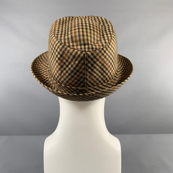 DORMEUIL Size 59 Beige Brown Handstood Wool Hats