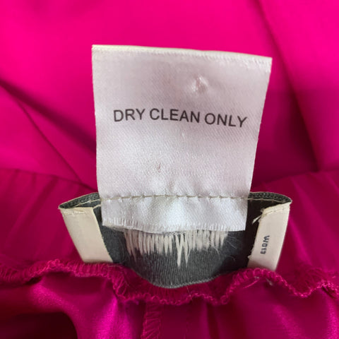 NEIMAN MARCUS Size L Pink Silk Maxi Skirt
