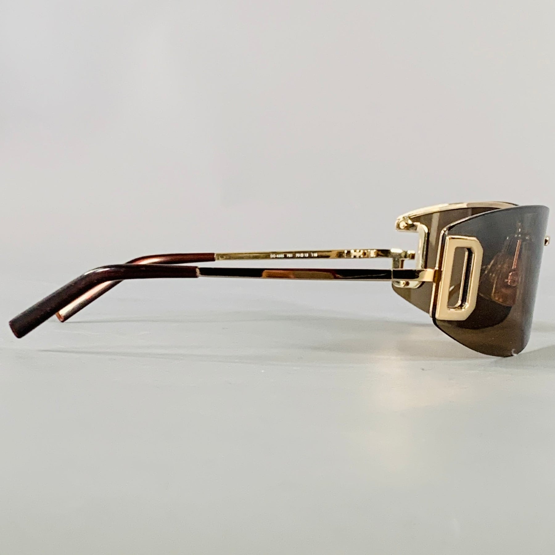 Dolce & Gabbana Tortoiseshell & Gold Sunglasses DG4448 main image 3