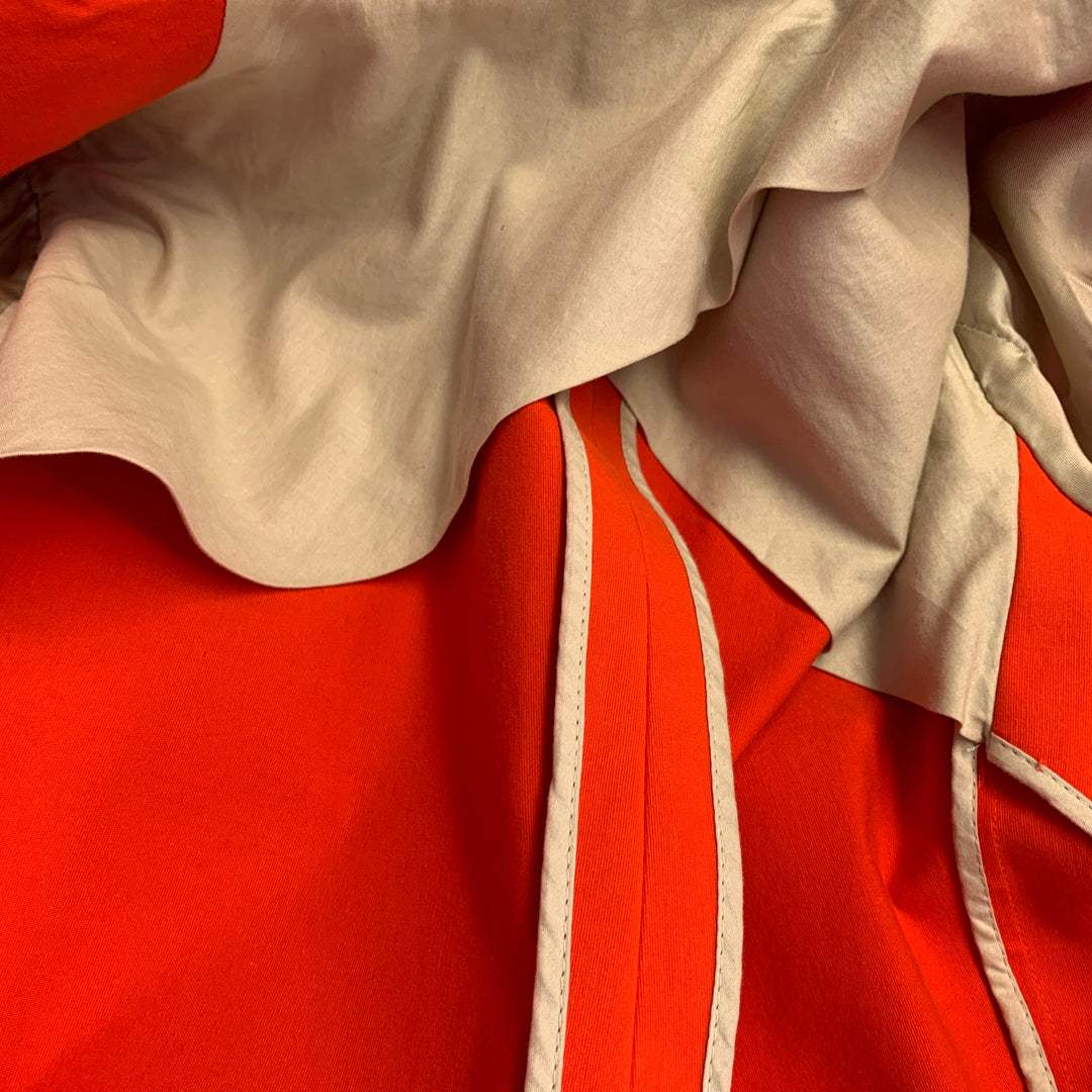 ACNE STUDIOS SS14 Size 40 Noel Orange Cotton Blend Single Button Sport Coat