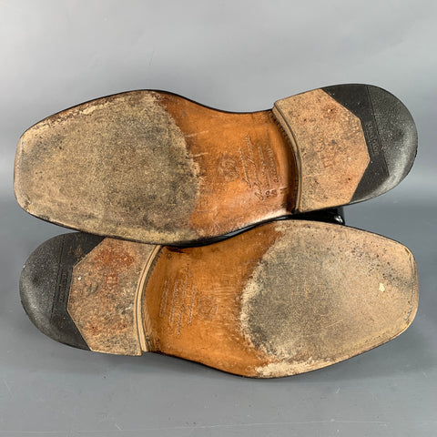 A. TESTONI Size 10.5 Brown Leather Monk Strap Split Toe Loafers