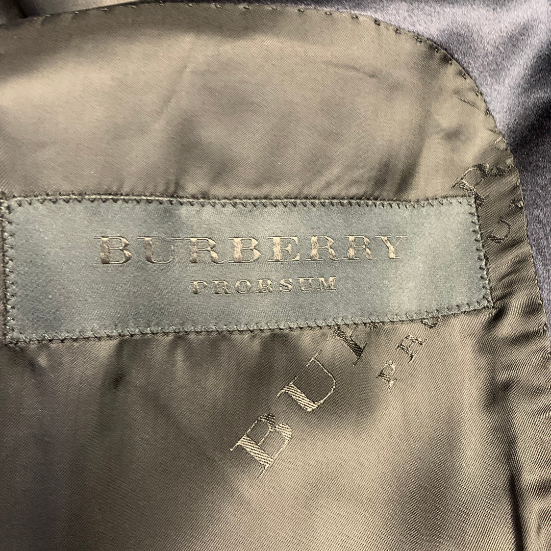 BURBERRY PRORSUM Size 40 Navy Wool Notch Lapel Tuxedo