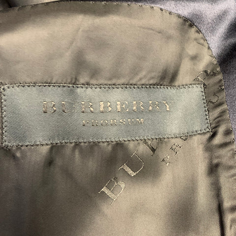 BURBERRY PRORSUM Size 40 Navy Wool Notch Lapel Tuxedo