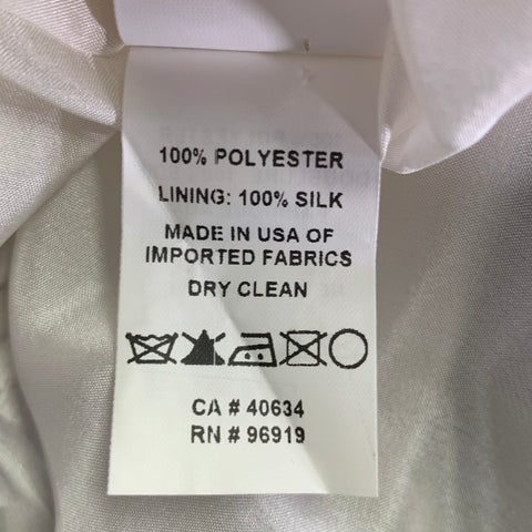MARC JACOBS Size 10 Black White Polyester Stripe Flared Skirt