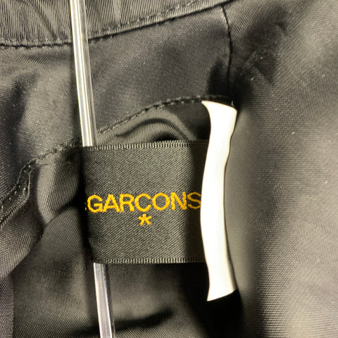 COMME des GARCONS Size M Black Nylon Asymmetrical Jacket Blazer