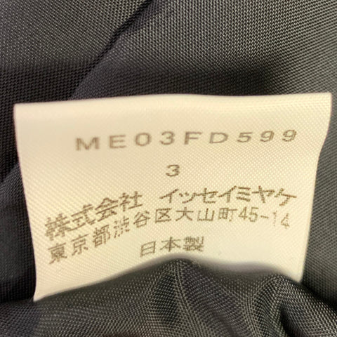 ISSEY MIYAKE Size 42 Black Wool Nehru Collar Sport Coat