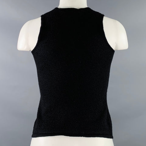 RALPH LAUREN Size M Black Cashmere Sleeveless Casual Top
