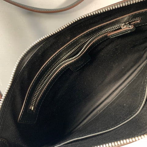 MCM Black MYZ9SKM42BK001 Monogram Leather Cross Body Bags