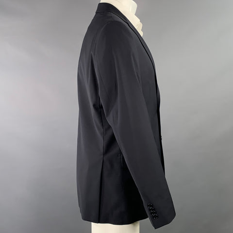 JOHN VARVATOS * U.S.A. Size 40 Navy Wool Notch Lapel Sport Coat