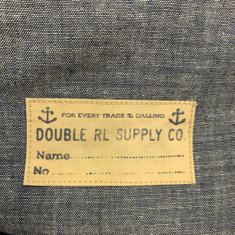 RRL by RALPH LAUREN Size M Navy Twill Wool Cotton Vest