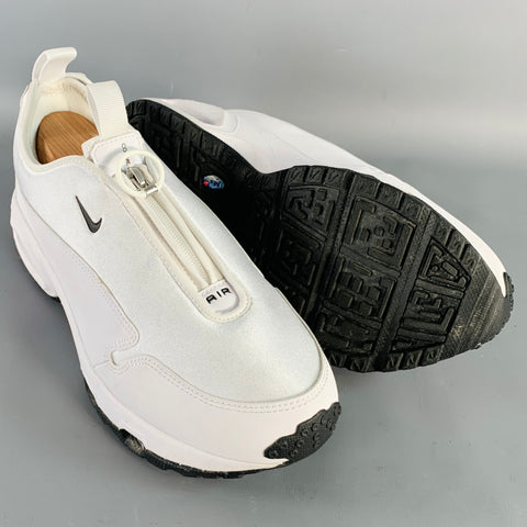 COMME des GARCONS HOMME PLUS Size 9.5 Sunder White Neoprene Runner Sneakers
