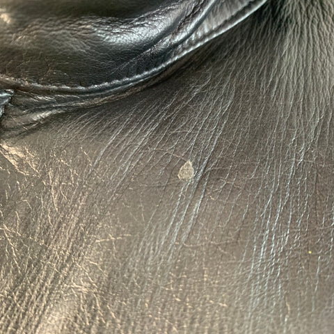ISAIA SS13 Size M Black Blue White Reversible Zip Up Lambskin Leather Jacket