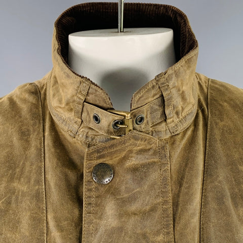 POLO by RALPH LAUREN Size XXL Brown Coated Canvas Vest
