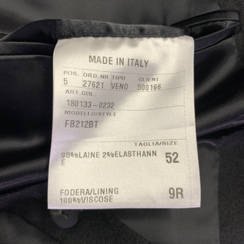 FRANCK BOCLET Size 42 Black Wool Blend Jacket