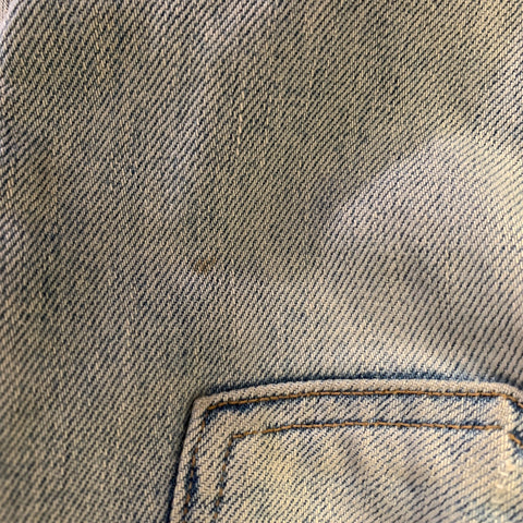 LEVI'S Size 32 Blue Sashiko Cotton Denim Jeans