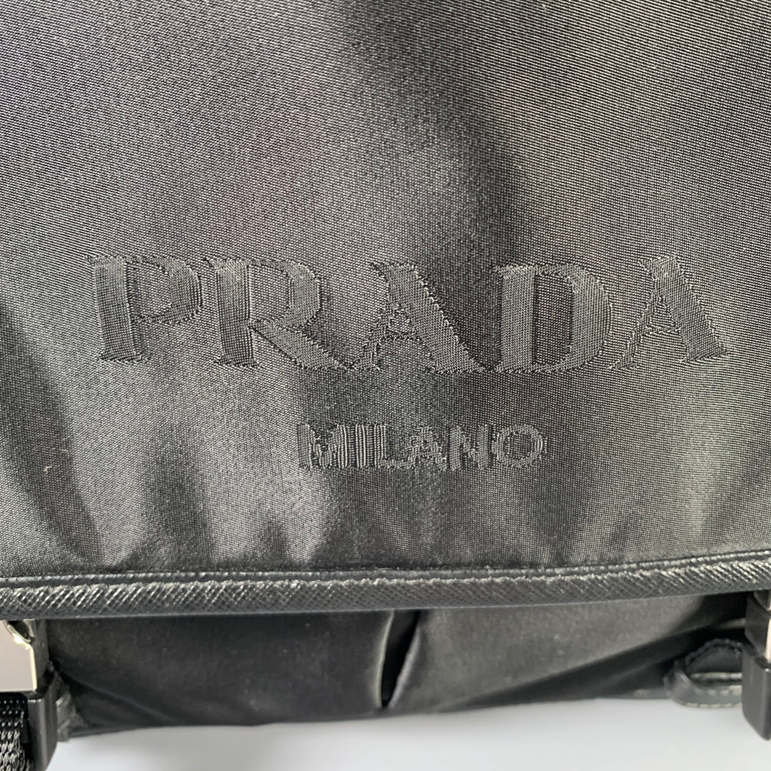 PRADA Black Nylon Messenger Bags