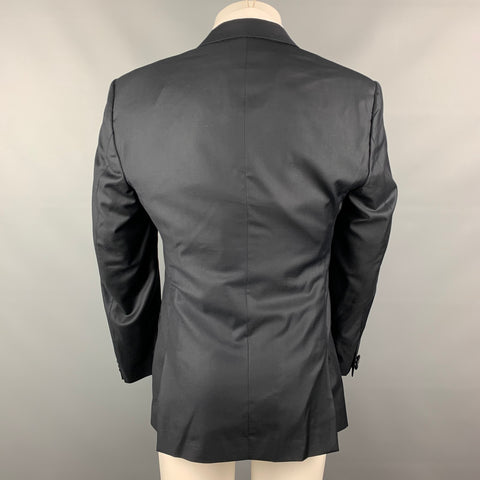 COLECCIÓN CALVIN KLEIN Talla 40 Abrigo deportivo de esmoquin de lana azul marino