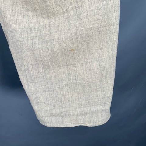 COMME des GARCONS Size L Beige Crepe Wool Drop Crotch Drawstring Casual Pants
