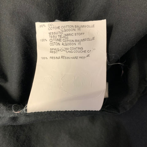 MAISON MARTIN MARGIELA Size L Black Cotton Long Sleeve Shirt