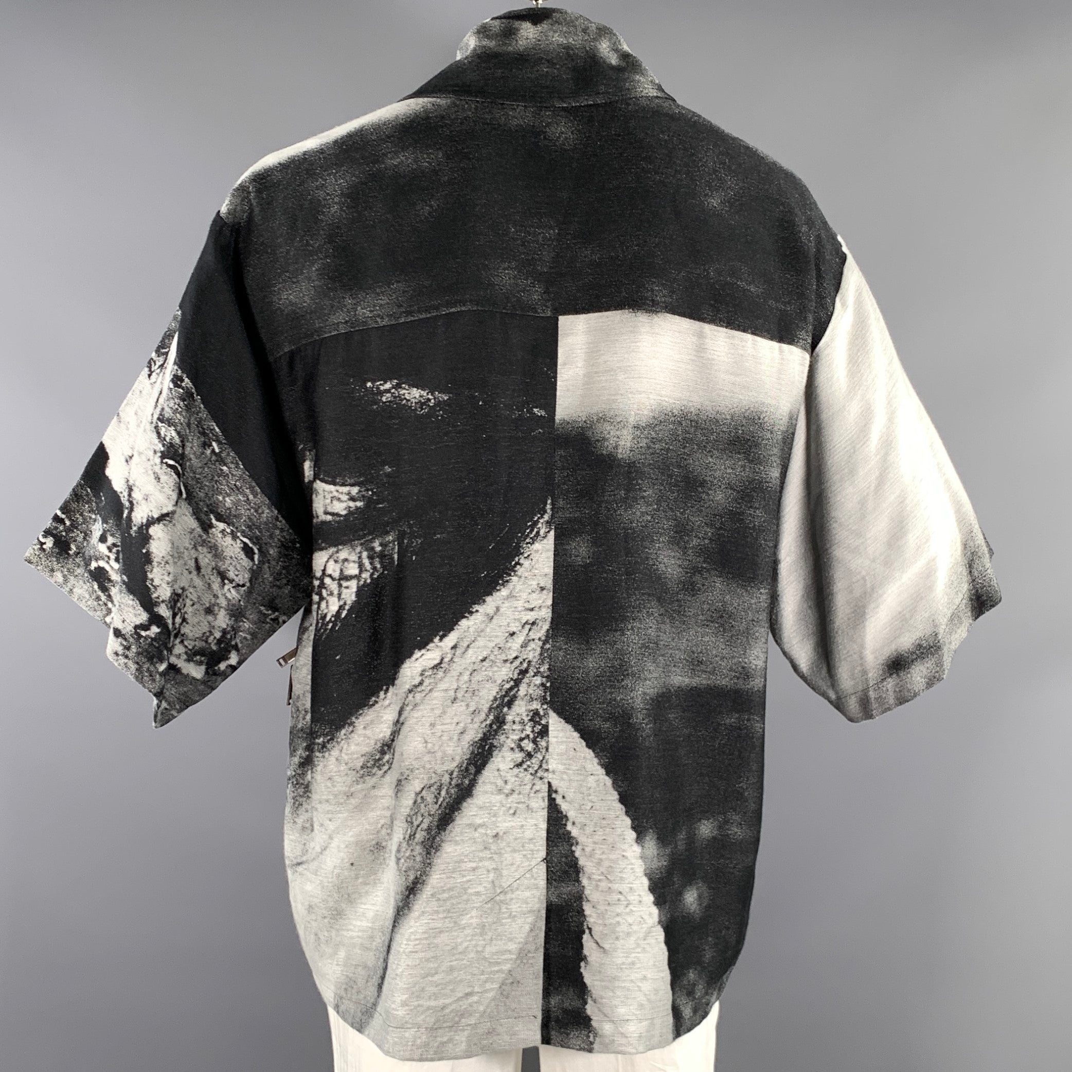 CHRISTIAN DADA Black White Graphic Dagger Coat – Sui Generis