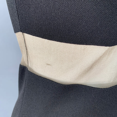 TOTEME Size S Black Viscose Blend Jersey Sleeveless High Neck Casual Top