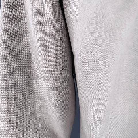 GITMAN BROS VINTAGE Size L Grey Cotton One Pocket Button Down Collar Long Sleeve Shirt