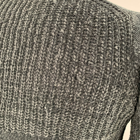 JUNYA WATANABE Size L Black Brown Chenille Knit Cardigan