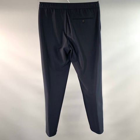 THEORY Size 30 Navy Solid Polyamide Elastane Pintuck Casual Pants