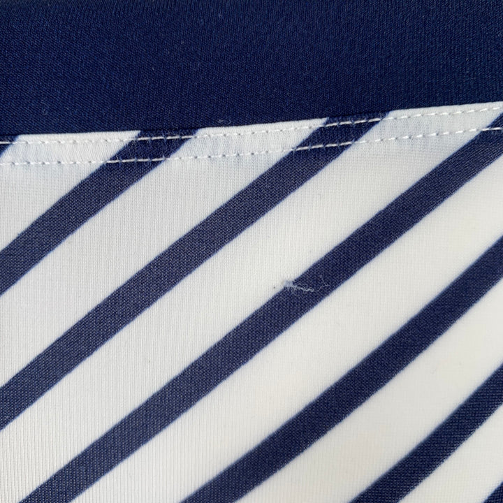 CHARLIE Size S Navy White Red Stripe Nylon Blend Speedo