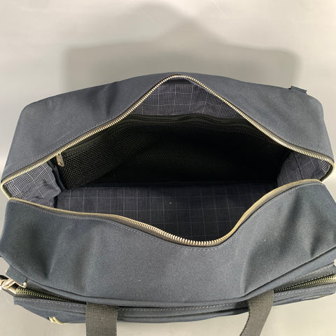 JACK SPADE Navy Black Canvas Duffle Bag