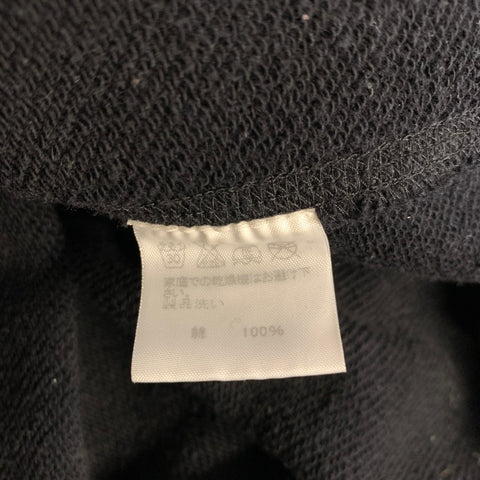 ISSEY MIYAKE Size M Black Beige Graphic Cotton Zip Up Sweatshirt